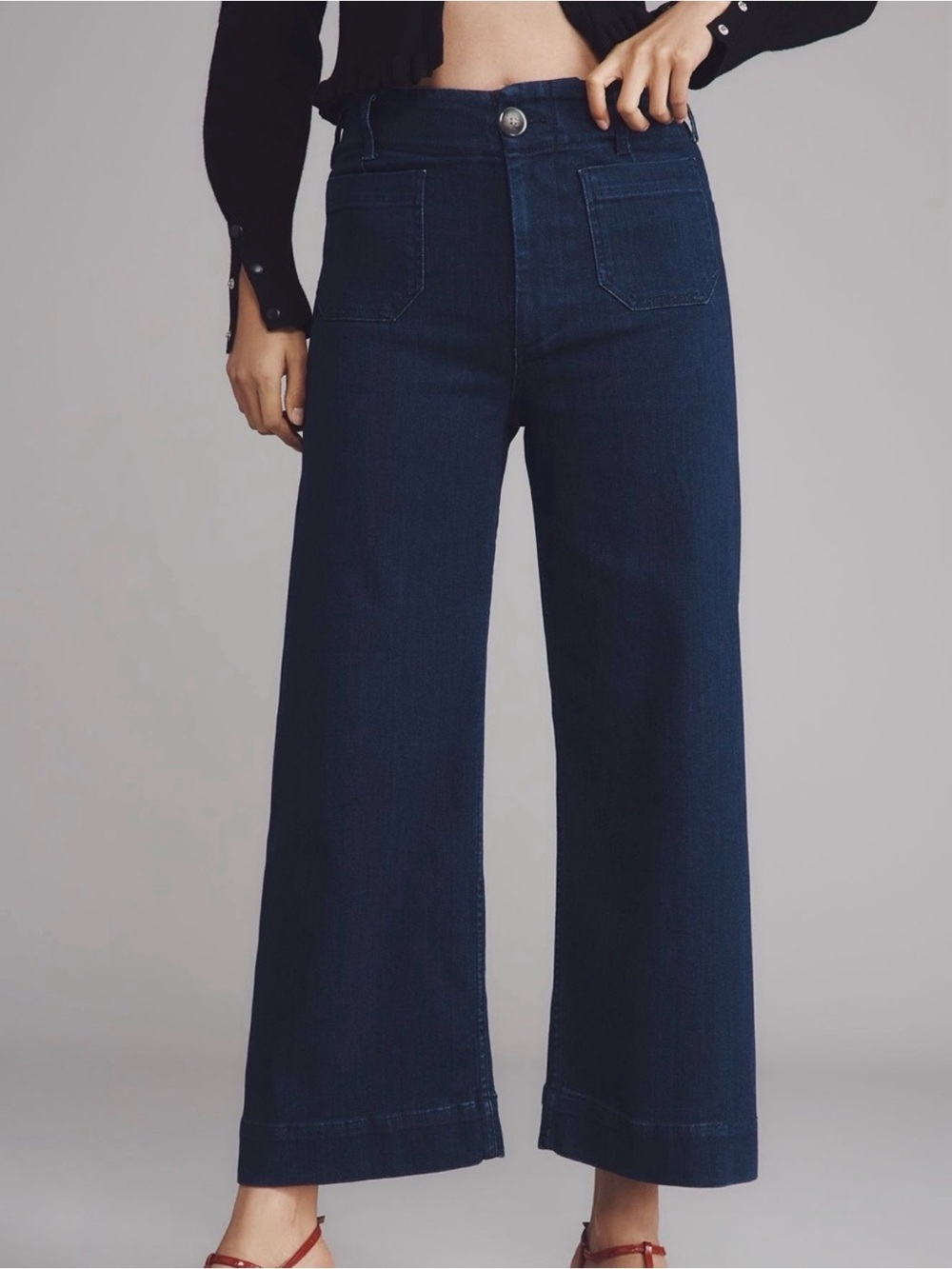 Maeve cropped Colette pants size 31. Indigo blue. GUC - Picture 7 of 9